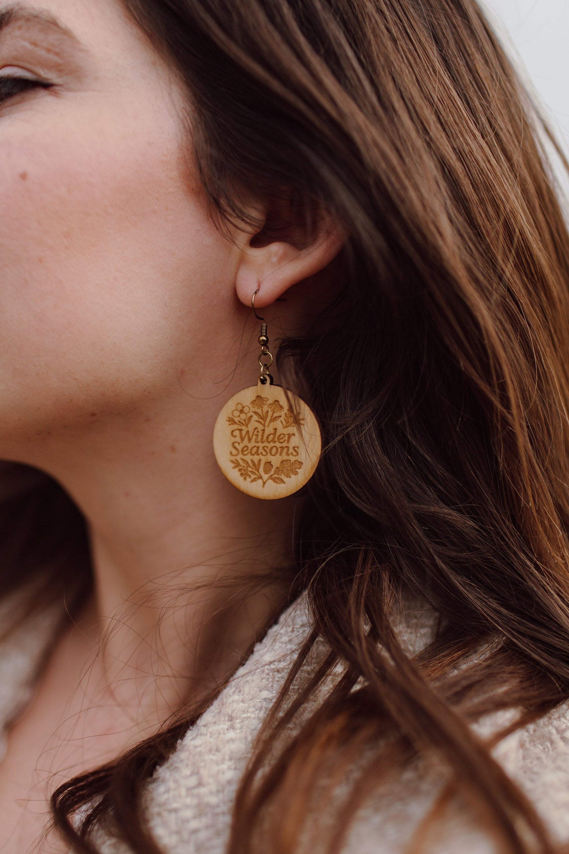 Wooden Earrings — photo 1