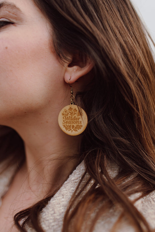 Wooden Earrings — photo 1