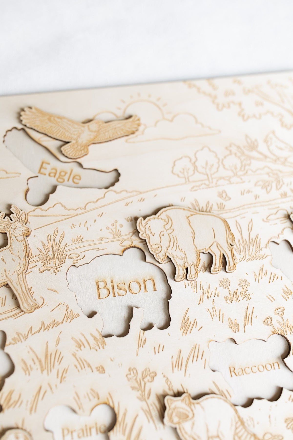 Wooden Prairie Scene Puzzle — photo 9